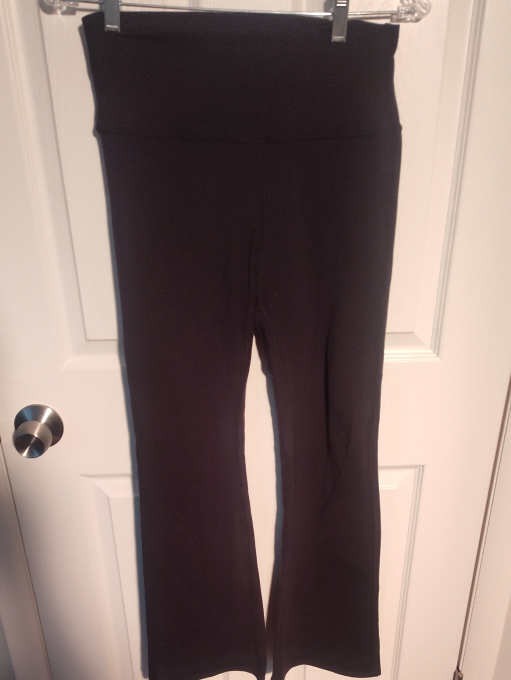 ALO Yoga Black High-Rise Flare Yoga Pants
